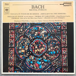 Bach - Récital d'orgue (33t) Vinyle