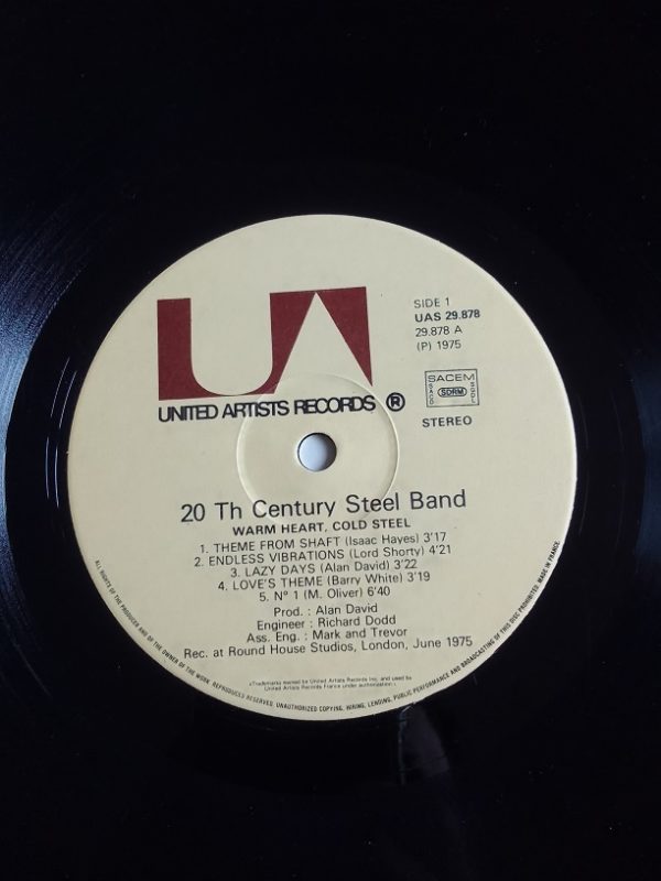 20th Century Steel Band – Warm Heart Cold Steel Vinyle