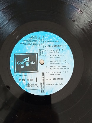 Alvin Stardust ‎– Alvin Stardust Lp 33t Vinyle