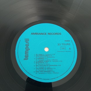 Ambiance Records Lp 33t Compilation Vinyle