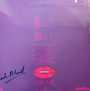 Carol Jiani ‎– Ask Me Lp 33t Vinyle