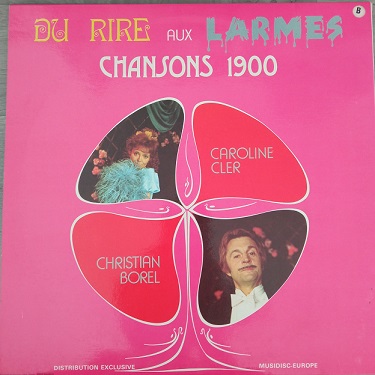 Du Rire Aux Larmes (Chansons 1900) 2x33t vinyle