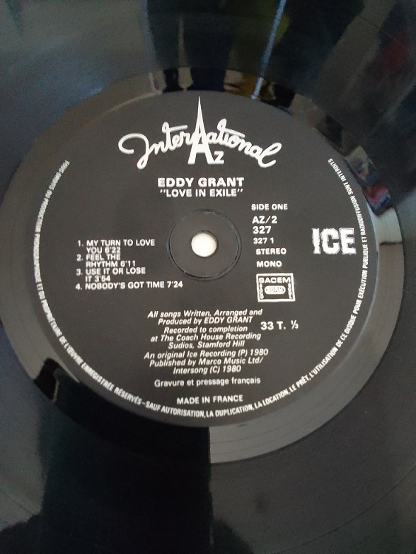 Eddy Grant – Love In Exile Vinyle