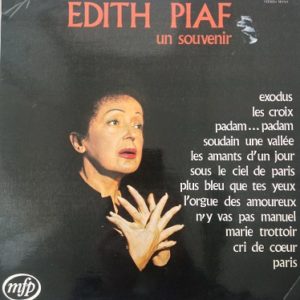 Edith Piaf ‎– Un Souvenir Lp 33t Vinyle