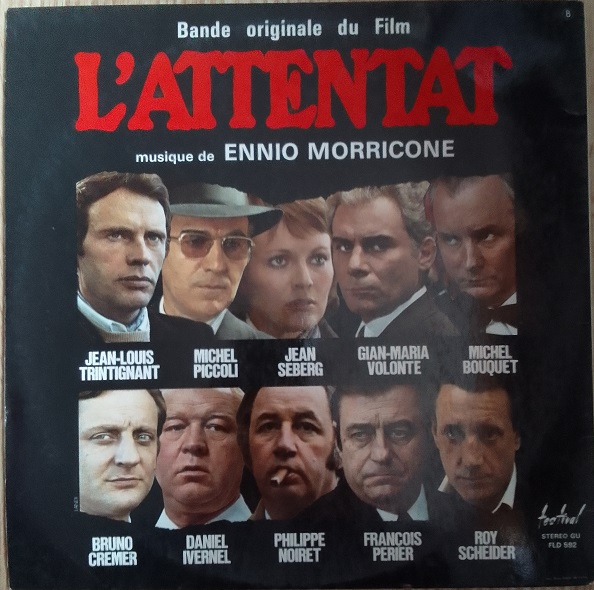 Ennio Morricone – L'Attentat (Bande Originale Du Film) Vinyle