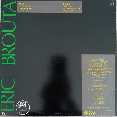 Eric Brouta ‎– Eric Brouta Lp 33t Vinyle