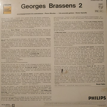 Georges Brassens ‎– II LP Compil 33t Vinyle