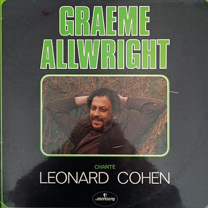 Graeme Allwright – Chante Leonard Cohen Lp 33t Vinyle