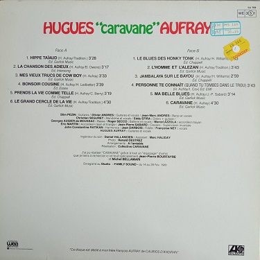 Hugues Aufray ‎– Caravane Lp 33t Vinyle