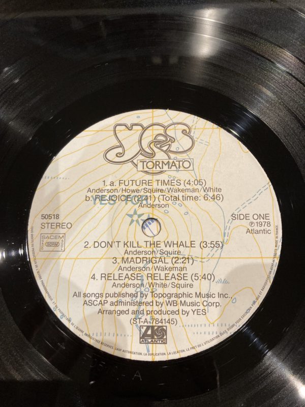 Yes – Tormato LP Vinyl