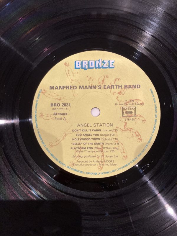 Manfred Mann's Earth Band – Angel Station LP vinyl