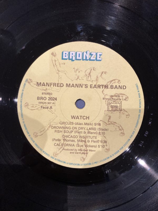 Manfred Mann's Earth Band – Watch LP Vinyl