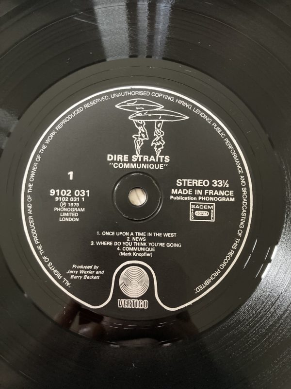 Dire Straits – Communiqué LP Vinyl 1979