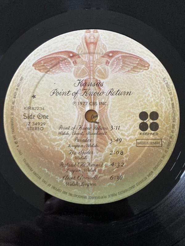 Kansas – Point Of Know Return LP Vinyl 1977