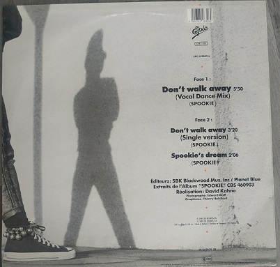 Spookie ‎– Don't Walk Away (Maxi45t) Vinyle