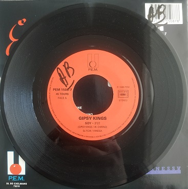 Gipsy Kings ‎– Soy (45t) Vinyle