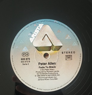 Peter Allen ‎– Not The Boy Next Door / Fade To Black (Maxi45t) Vinyle