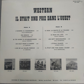 Ennio Morricone ‎– Il Etait Une Fois Dans L' Ouest (33t) Vinyle