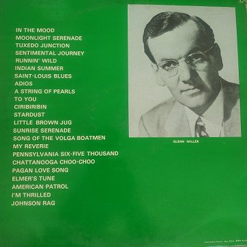 The Members Of Glenn Miller's Orchestra ‎– A Memorial For Glenn Miller (33t) Vinyle