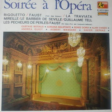 Soirée À L'Opéra (33t) Vinyle