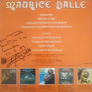 Maurice Dalle ‎– La Scie Enchantée de Maurice Dalle (33t) Vinyle