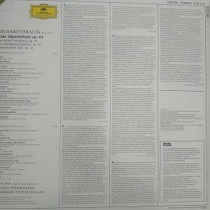 Richard Strauss - Eine Alpensinfonie (33t) Vinyle