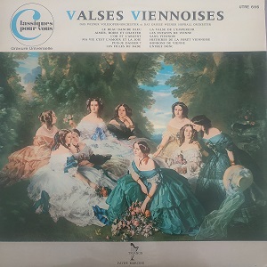 Das Wiener Volksopernorchester Et Das Grosse Wiener Hofball Orchester ‎– Valses Viennoises (33t) Vinyle
