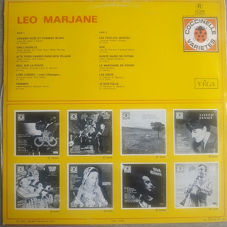 Léo Marjane ‎– Leo Marjane (33t) Vinyle