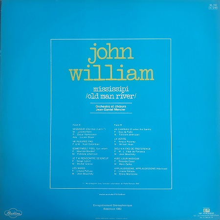 John William ‎– Mississipi / Old Man River / Hommage A Paul Robeson (33t) Vinyle