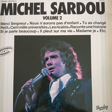 Michel Sardou ‎– Volume 2 33t Vinyle