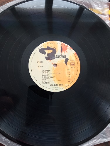 Jacques Brel ‎– 6 - Les Vieux Compil 33t Vinyle