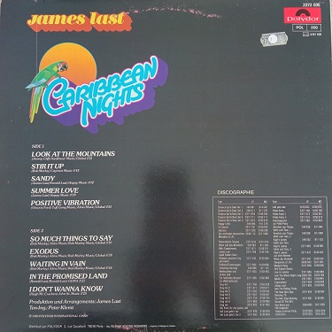 James Last ‎– Caribbean Nights Lp 33t Vinyle