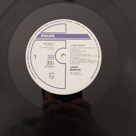 Jane Birkin – Lost Song Lp 33t Vinyle