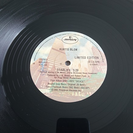 Kurtis Blow – Starlife Way Out West Maxi 45T Vinyle