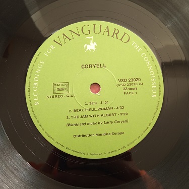Larry Coryell ‎– Coryell Lp 33t Vinyle
