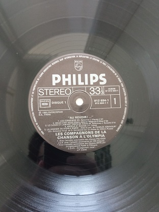 Les Compagnons De La Chanson ‎– Olympia 83 - Enregistrement Public Lp 2x33t Vinyle