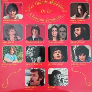 Les Grands Moments De La Chanson Française - Vol.2 Compilation Vinyle
