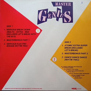 Master Genius ‎– The Album Lp 33t Vinyle