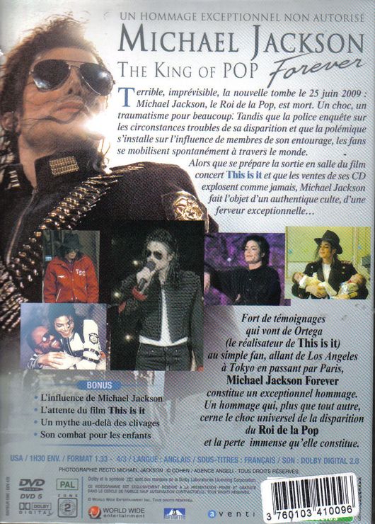 Michael Jackson : Forever the King of Pop (DVD)
