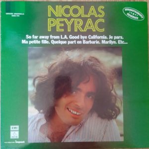 Nicolas Peyrac – Nicolas Peyrac LP 33t Vinyle