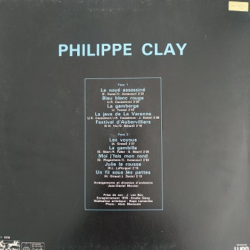 Philippe Clay ‎– C'était Hier... Lp 33t Vinyle