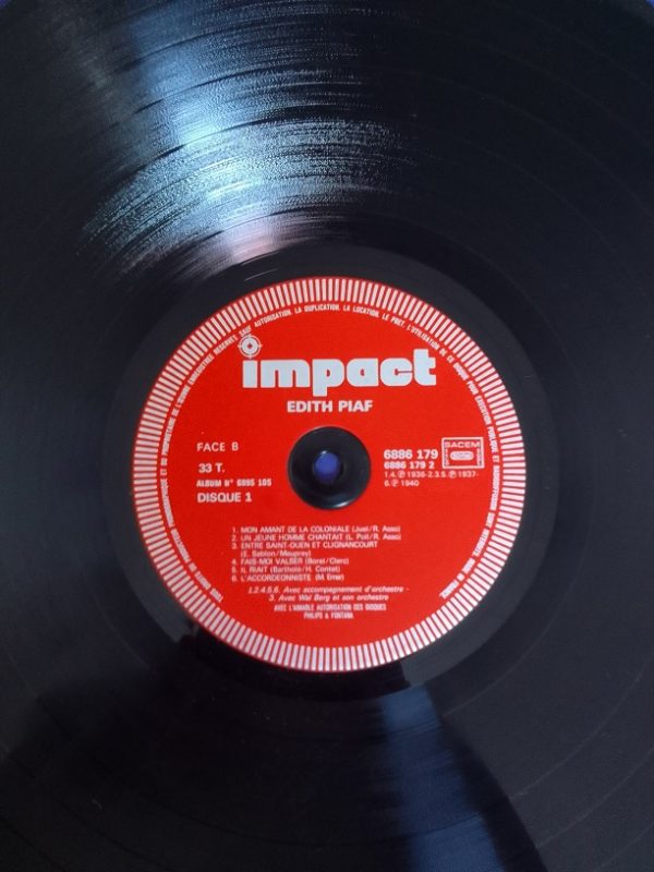 Piaf – Album 2 Disques Vinyle