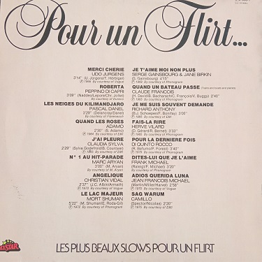 Pour Un Flirt... Lp 33t Compilation Vinyle