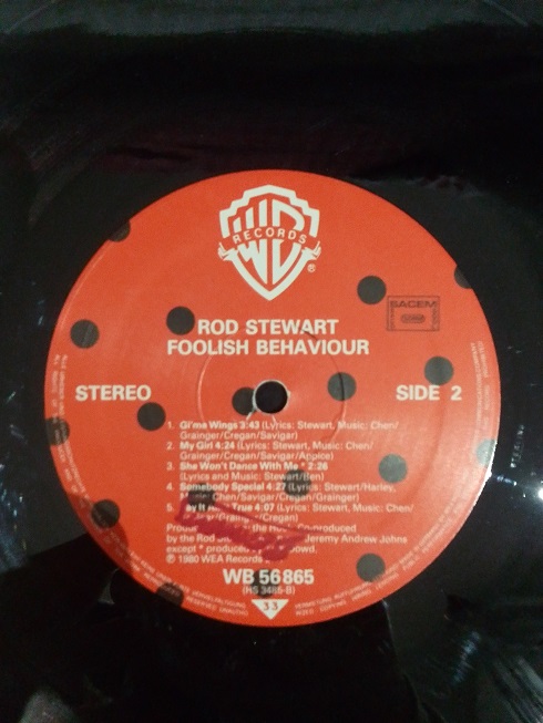 Rod Stewart – Foolish Behaviour Vinyle