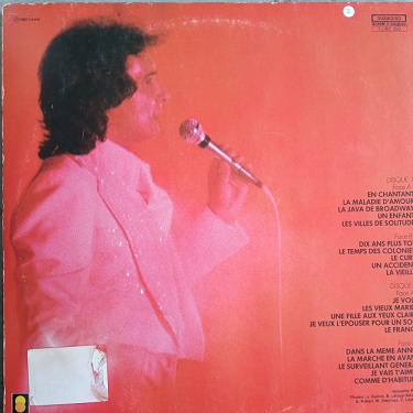 Sardou ‎– 20 Chansons D'Or Lp 2x33t Vinyle