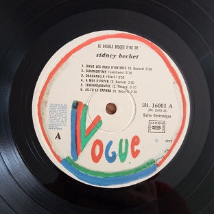 Sidney Bechet ‎– Le Double Disque D'or De Sidney Bechet Lp 2x33t Vinyle