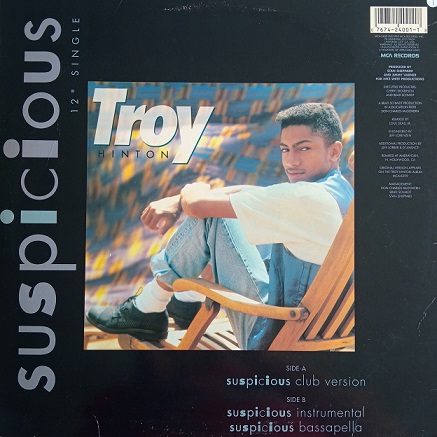 Troy Hinton – Suspicious Maxi 45T Vinyle